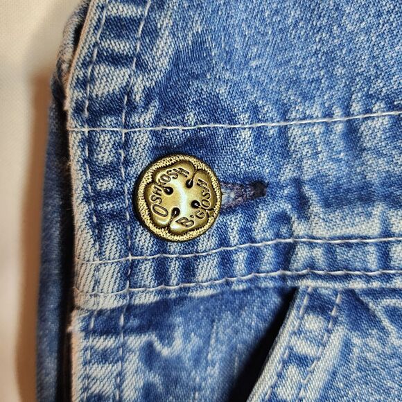 Vintage Made in USA OshKosh B’Gosh Vestbak Denim Overalls Size 2T - Picture 5 of 8
